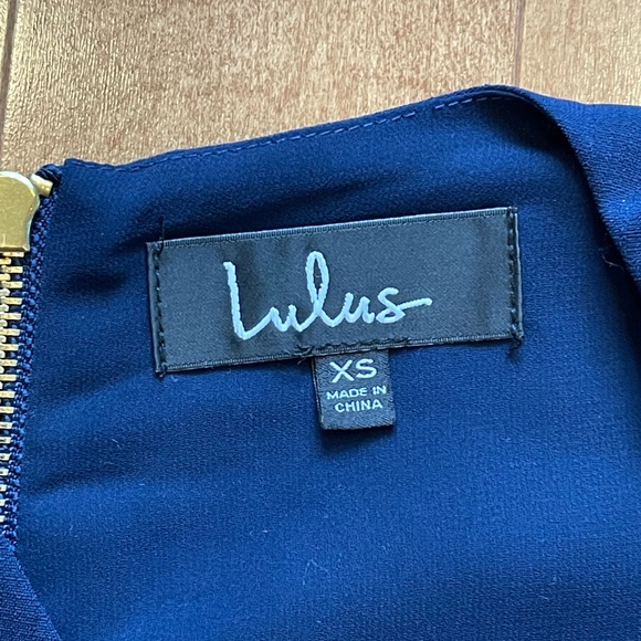 Lulu’s Shift and Shout Navy Blue Shift Dress in XS - Picture 7 of 7